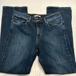 Levi's classic boot cut jeans, size 10, dark wash